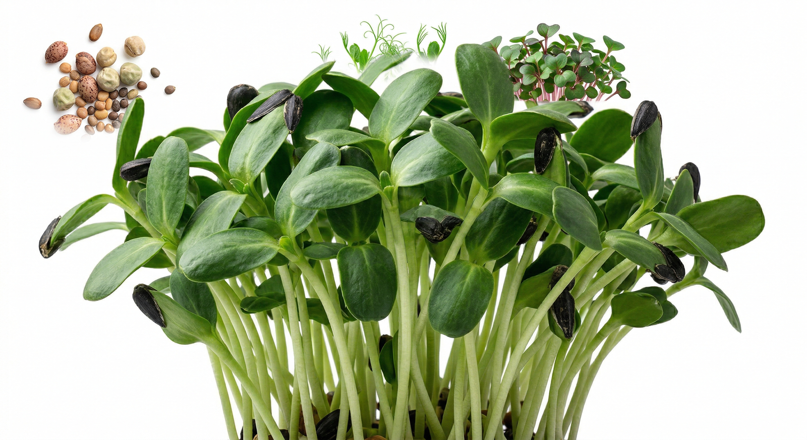 Sunflower microgreens